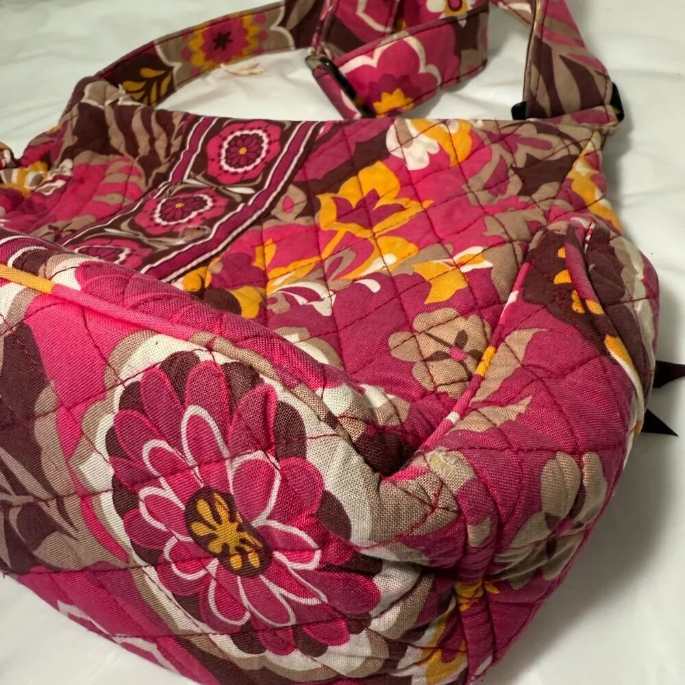 Vera Bradley Purse Quilted Floral Autumn Purse Hobo Bag
